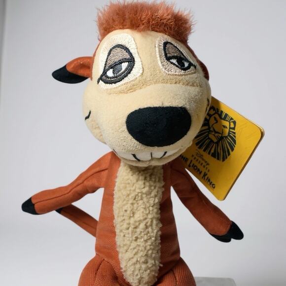 Disney’s The Lion King Broadway Musical Timon Meercat Plush 10" Julie Taymor - Picture 2 of 5